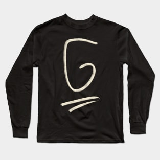 Hand Drawn Letter G Long Sleeve T-Shirt